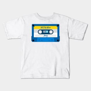 Journey Classic Blue Cassette Kids T-Shirt